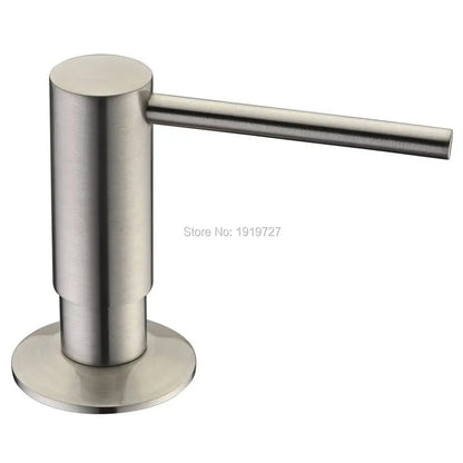 Newly High Quality 5 Warranty Promotion 100% Solid Brass Pump Head Kitchen Commercial Modern Lotion Dispenser In Brushed Nickel