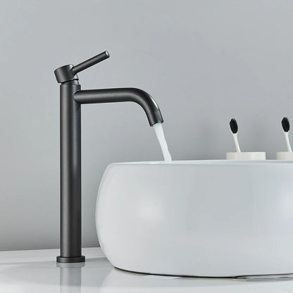 Black Basin Faucet Bathroom Washbasin Water Mixer Tap Hot Cold Water Basin Sink Tap Bathroom Faucet Tap Brushed Gold Faucet