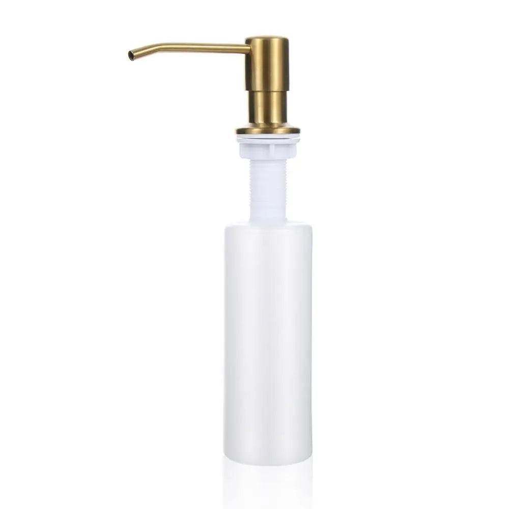 Muiltcolor Sink Soap Dispenser Household Stainless Steel Lotion Storage Bottle Liquid Hand Wash Bathroom Tools Kitchen Supplies