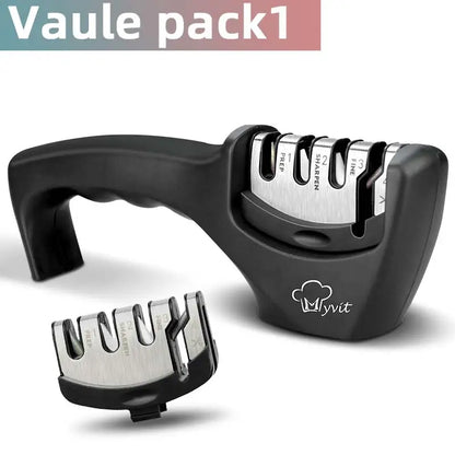 Knife Sharpener Professional 3 Stages Whetstone Kitchen Chef Knives Grinder Scissors Sharpening Stone Heavy Duty Diamond Blades
