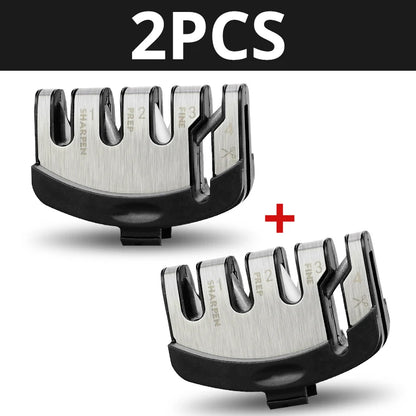 Knife Sharpener Professional 3 Stages Whetstone Kitchen Chef Knives Grinder Scissors Sharpening Stone Heavy Duty Diamond Blades